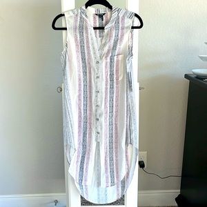 Nic + Zoe XS 100% silk tunic